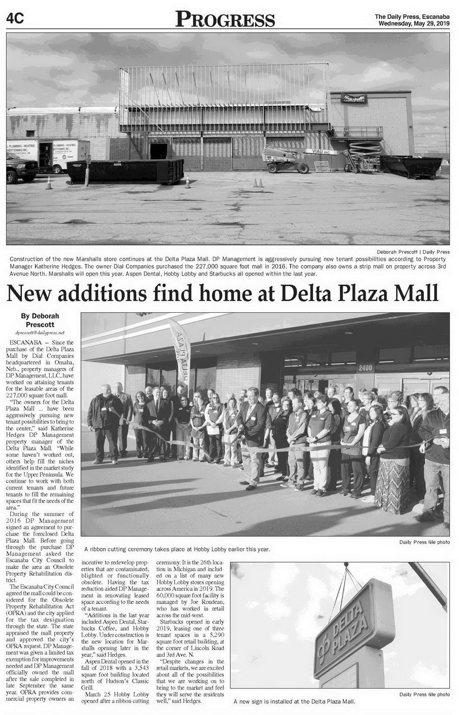 Delta Plaza Mall - May 2019 Article On Expansion (newer photo)